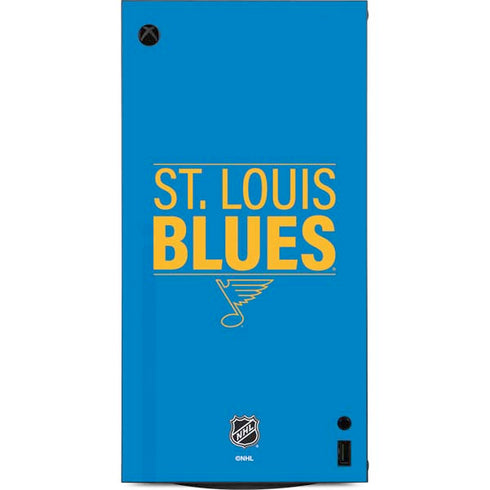 NHL St. Louis Blues Lineup XBox Series X Digital Edition Console Skin